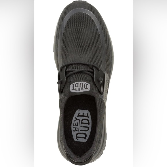 Hey Dudes Black Sirocco Active Sneakers - Picture 3 of 4